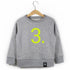 The Numbers - 3 Grey Sweatshirt